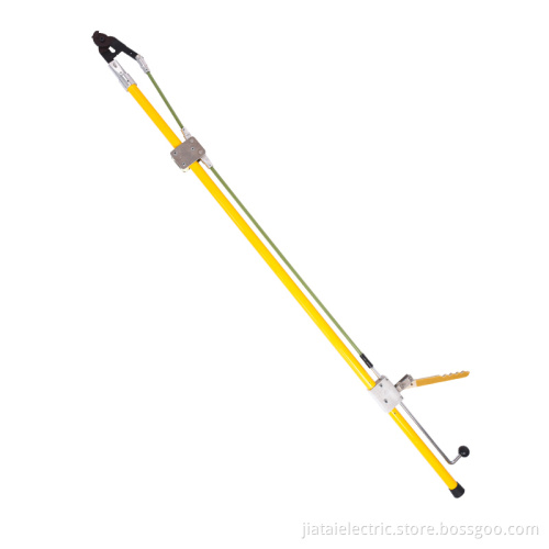 6 Live Line Insulated Ratchet Cable Cutter with Fiberglass Handle
